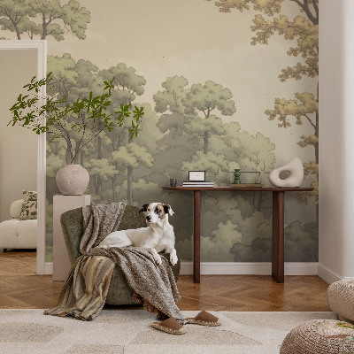 3D tapeta na stenu Lesná idylka