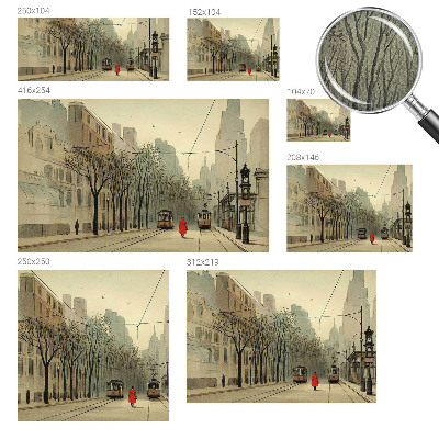 Detská fototapeta na stenu Mestská symetria