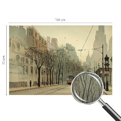 Detská fototapeta na stenu Mestská symetria