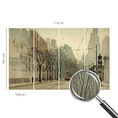 Detská fototapeta na stenu Mestská symetria