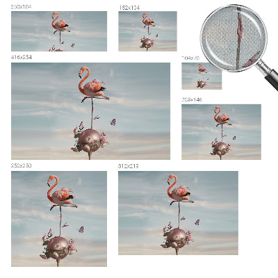 Detská fototapeta Elegantný plameniak