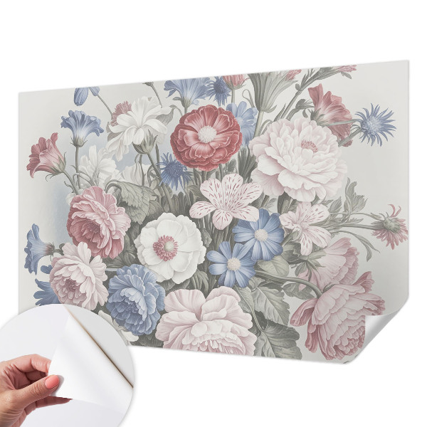 Detská tapeta Farebná kytica