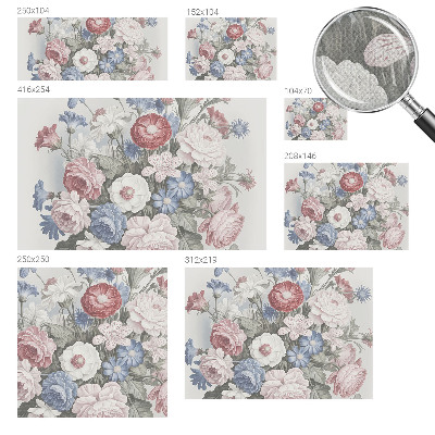 Detská tapeta Farebná kytica