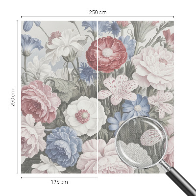 Detská tapeta Farebná kytica