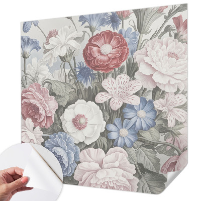 Detská tapeta Farebná kytica