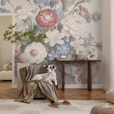 Detská tapeta Farebná kytica