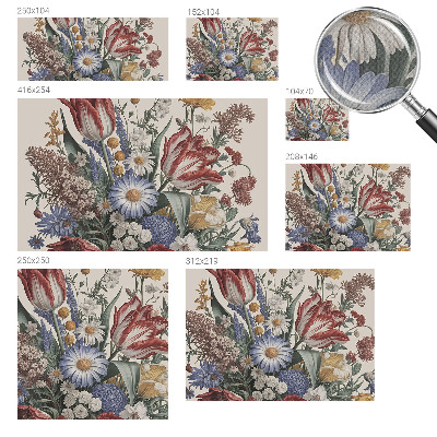 Moderná tapeta na stenu Kytica kvetov