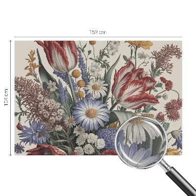 Moderná tapeta na stenu Kytica kvetov