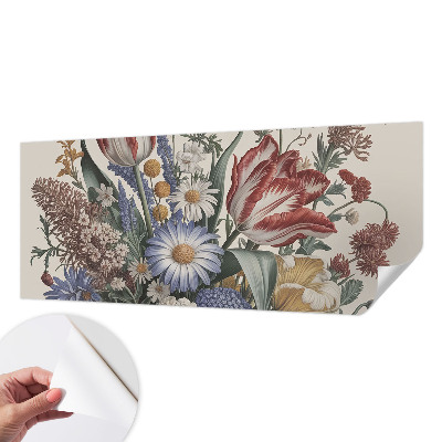 Moderná tapeta na stenu Kytica kvetov