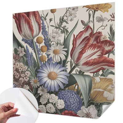 Moderná tapeta na stenu Kytica kvetov