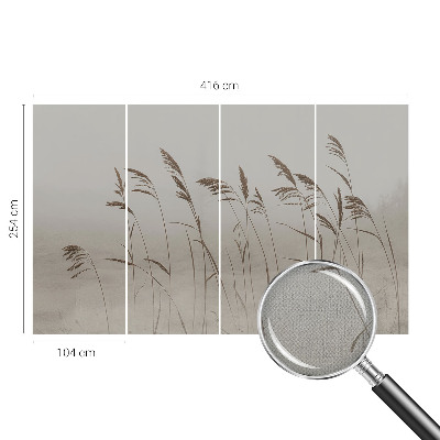 Samolepiaca fototapeta Trávy v hmle