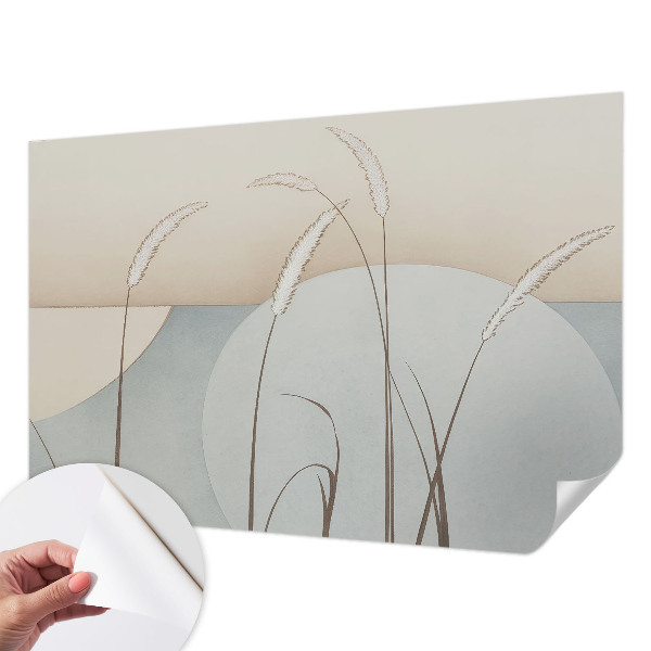 Samolepiaca fototapeta do obývačky Jemné trávy