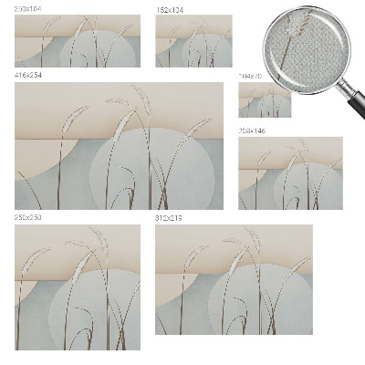 Samolepiaca fototapeta do obývačky Jemné trávy