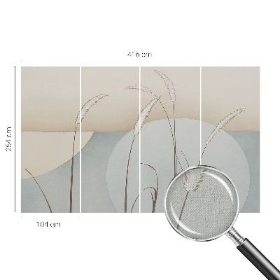 Samolepiaca fototapeta do obývačky Jemné trávy