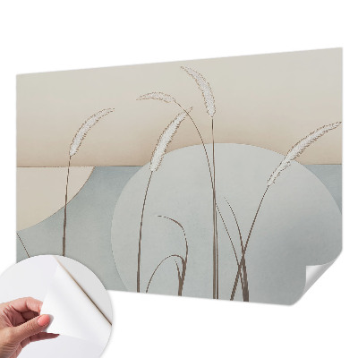 Samolepiaca fototapeta do obývačky Jemné trávy