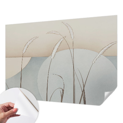 Samolepiaca fototapeta do obývačky Jemné trávy