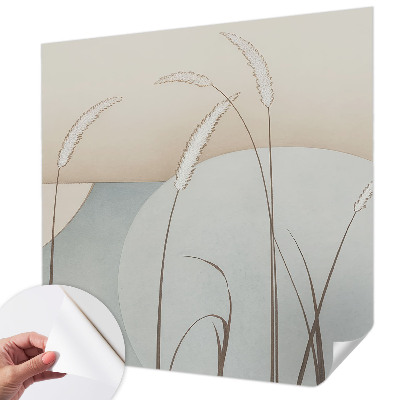 Samolepiaca fototapeta do obývačky Jemné trávy