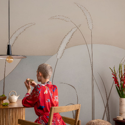 Samolepiaca fototapeta do obývačky Jemné trávy