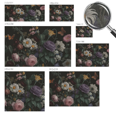 Samolepiaca fototapeta do detskej izby Kvetinová elegancia