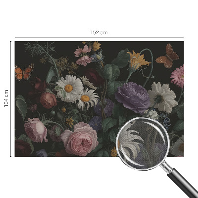 Samolepiaca fototapeta do detskej izby Kvetinová elegancia