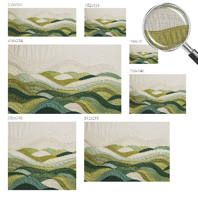 3D tapeta na stenu Látkové kopce