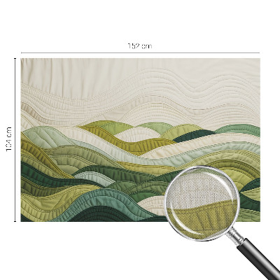 3D tapeta na stenu Látkové kopce