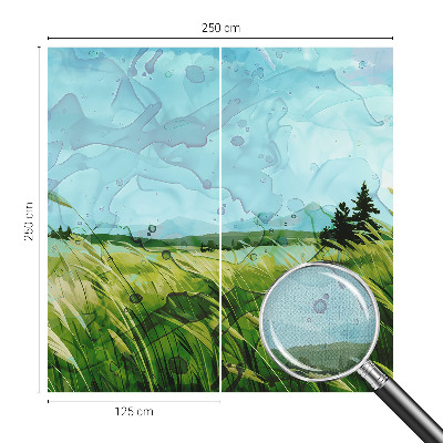 Detská fototapeta na stenu Zelené krajiny