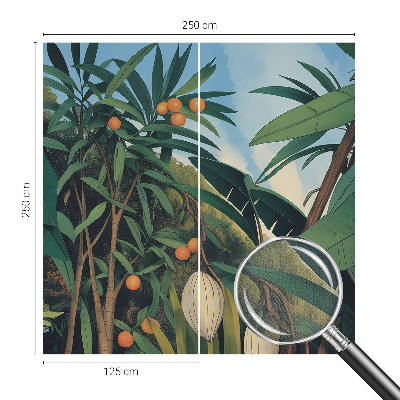 Detská tapeta Tropická džungľa