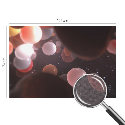 Fotografická tapeta do detskej izby Vesmírne gule