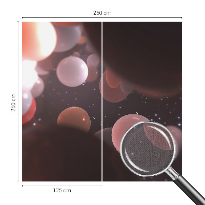 Fotografická tapeta do detskej izby Vesmírne gule