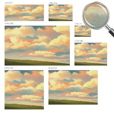 Tapeta do detskej izby Obloha