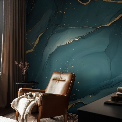 3D fototapeta Tmavomodrá abstrakcia