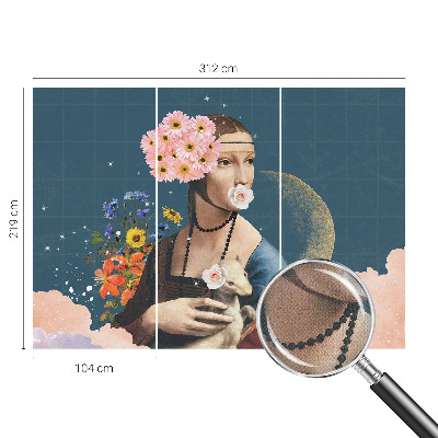 3D tapeta na stenu Kvetinová elegancia