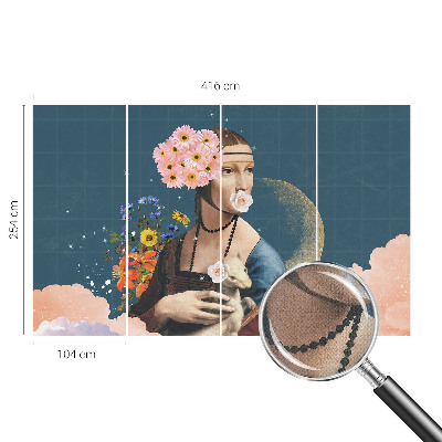 3D tapeta na stenu Kvetinová elegancia