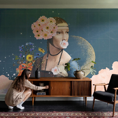 3D tapeta na stenu Kvetinová elegancia