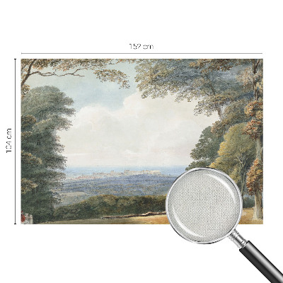 Fotografická tapeta do detskej izby Zalesnená krajina