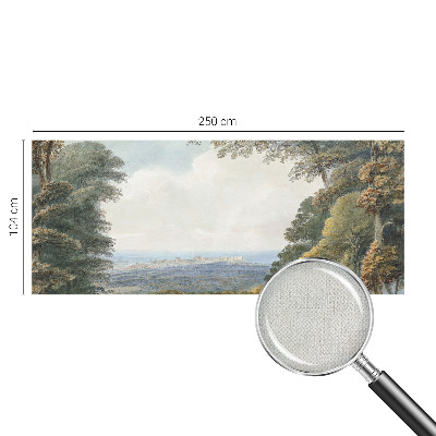 Fotografická tapeta do detskej izby Zalesnená krajina