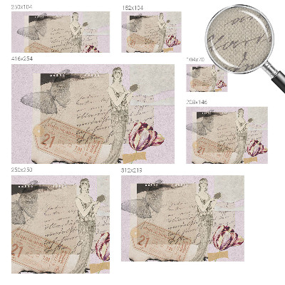 Tapeta do detskej izby Nostalgická koláž