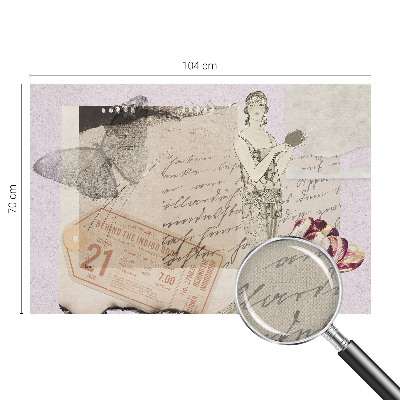 Tapeta do detskej izby Nostalgická koláž