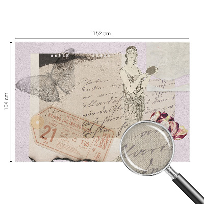 Tapeta do detskej izby Nostalgická koláž