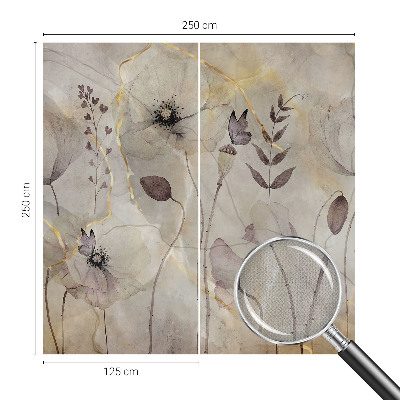 Samolepiaca tapeta Jemné kvety