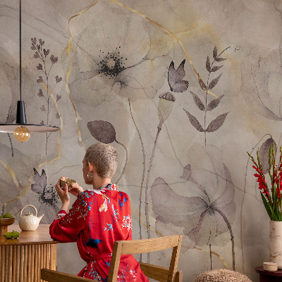 Samolepiaca tapeta Jemné kvety