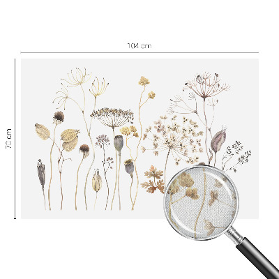 Samolepiaca fototapeta do obývačky Divoké kvety