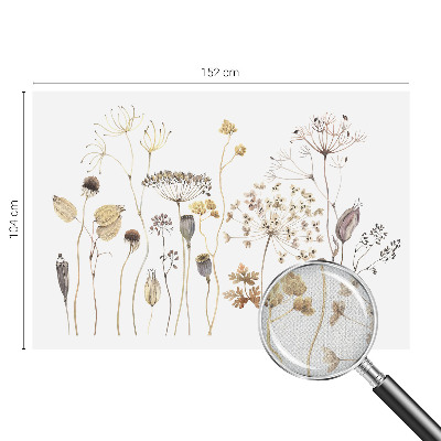 Samolepiaca fototapeta do obývačky Divoké kvety