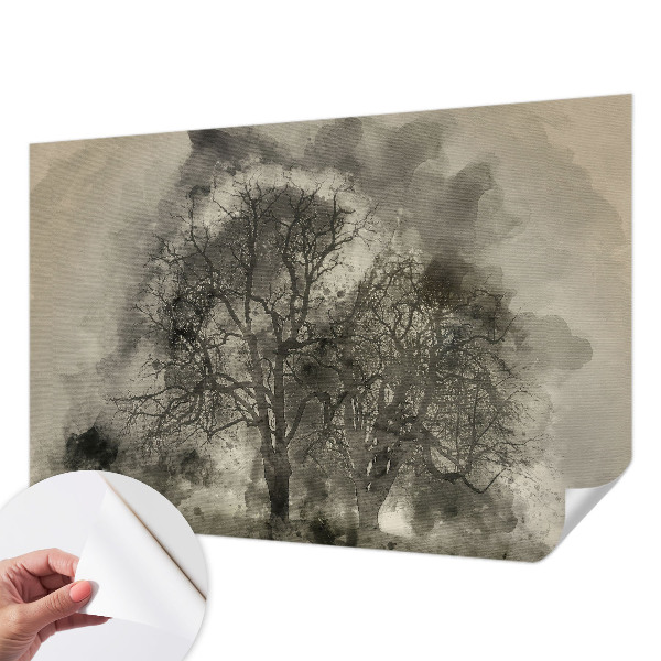 3D tapeta na stenu Tajomné stromy