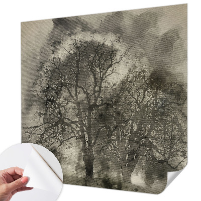 3D tapeta na stenu Tajomné stromy