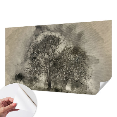 3D tapeta na stenu Tajomné stromy