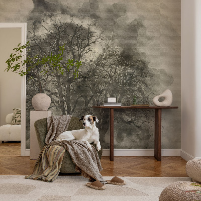 3D tapeta na stenu Tajomné stromy