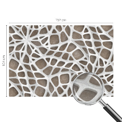 Moderná tapeta na stenu Čipkovaná sieť