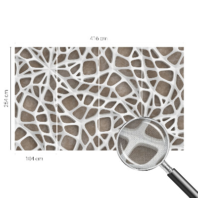 Moderná tapeta na stenu Čipkovaná sieť